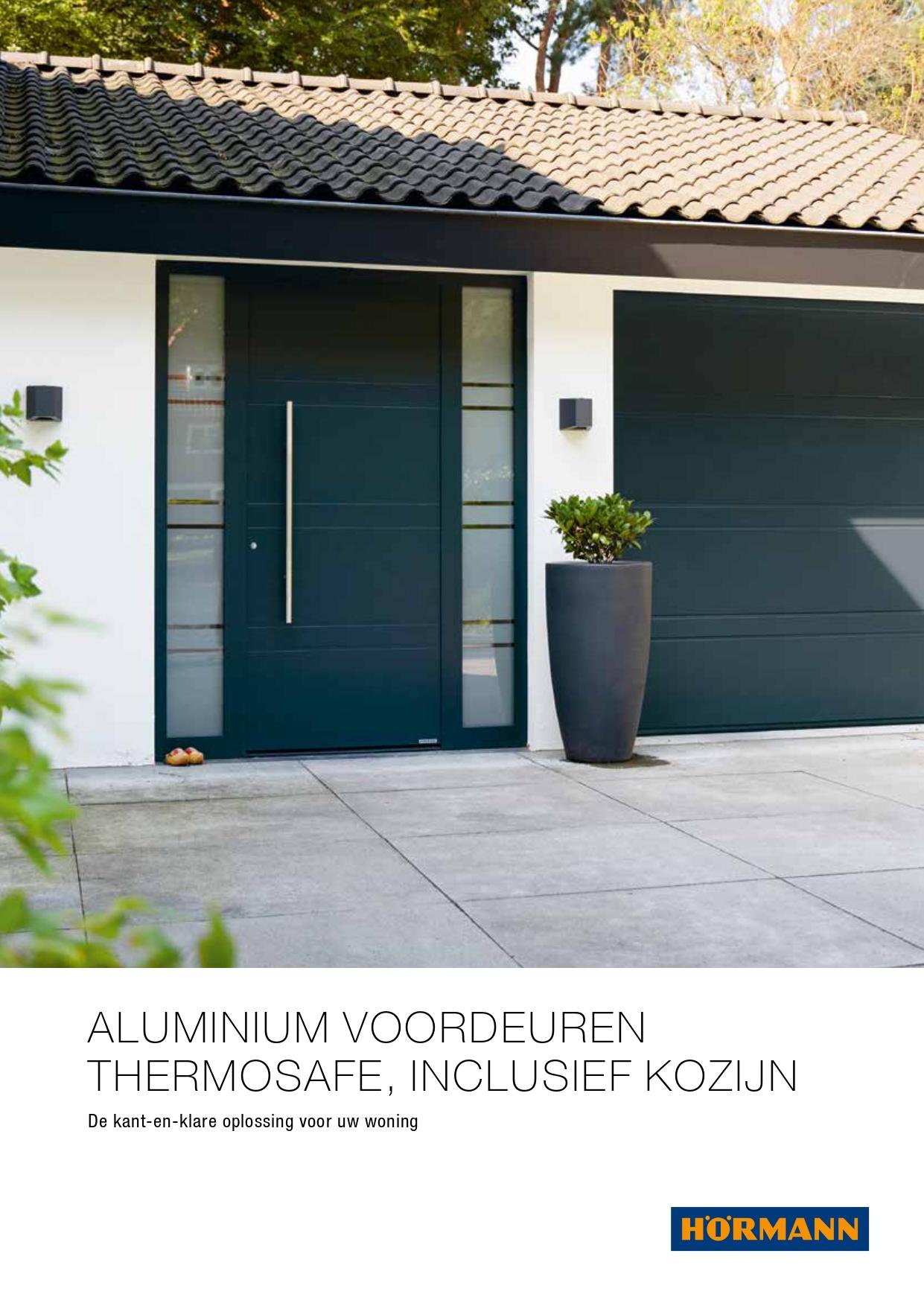 Brochure aluminium voordeuren
