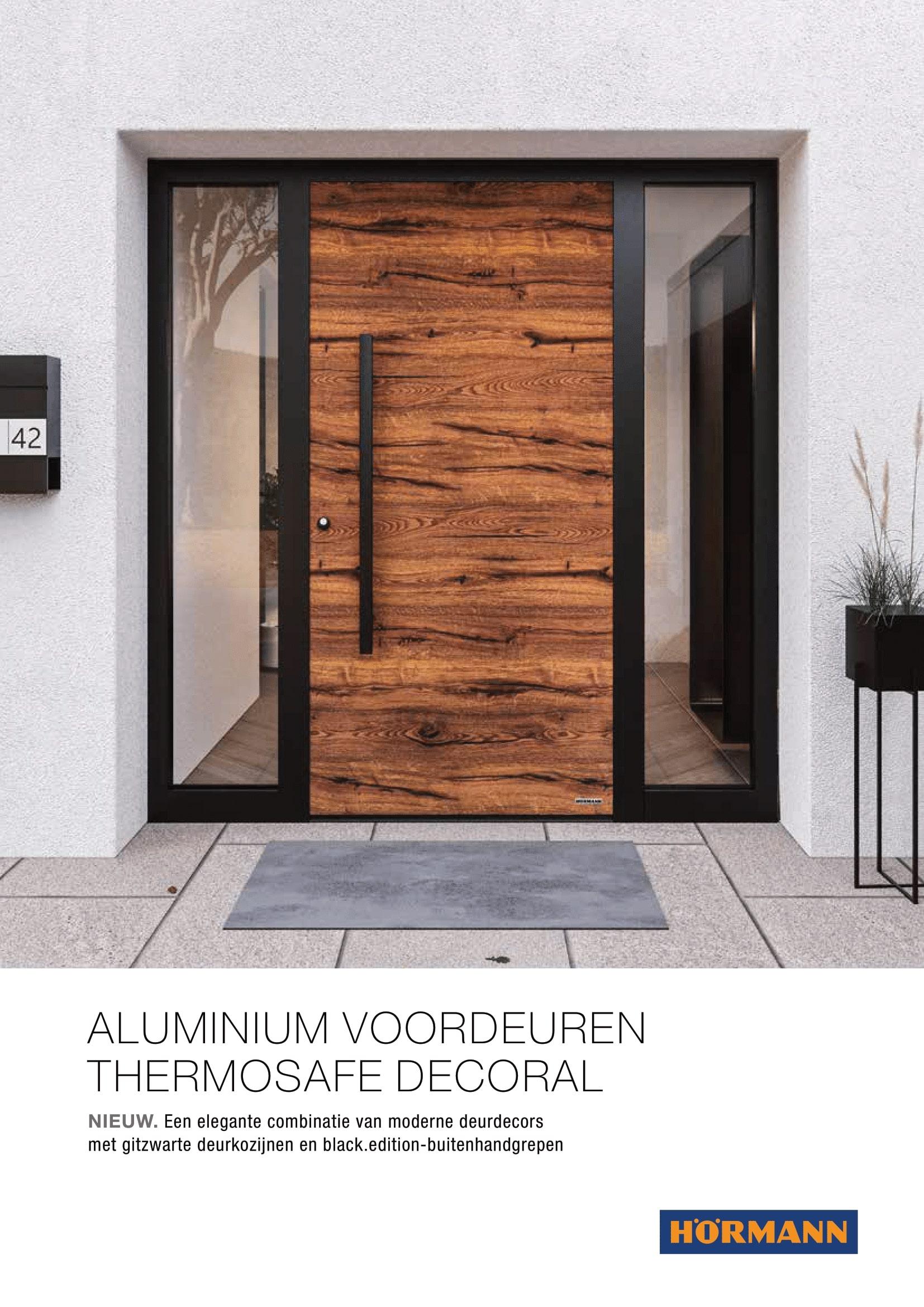 bijstand Zending Dwingend Hörmann voordeuren zowel in staal als in aluminium leverbaar