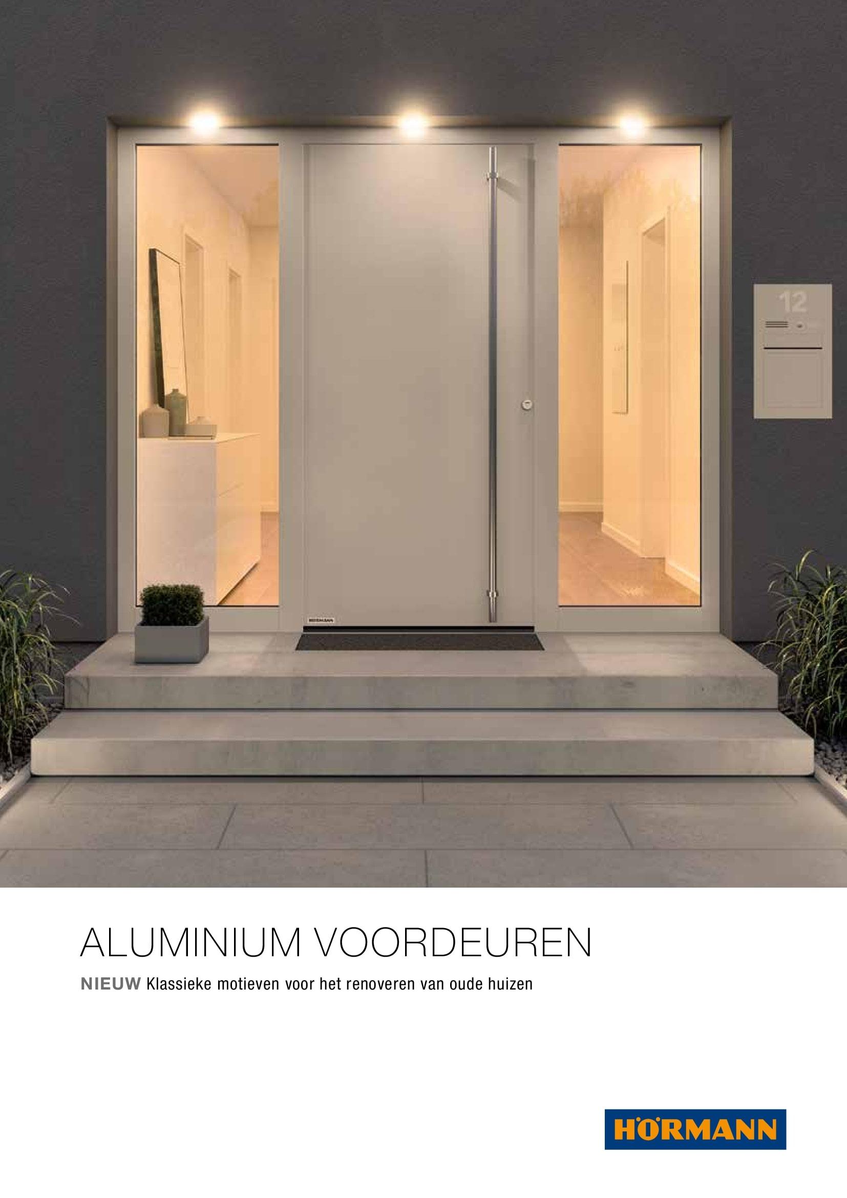 Brochure aluminium voordeuren